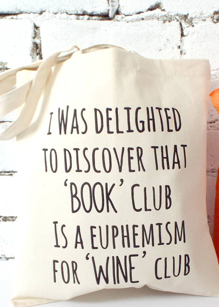 Book Club Tote Bag