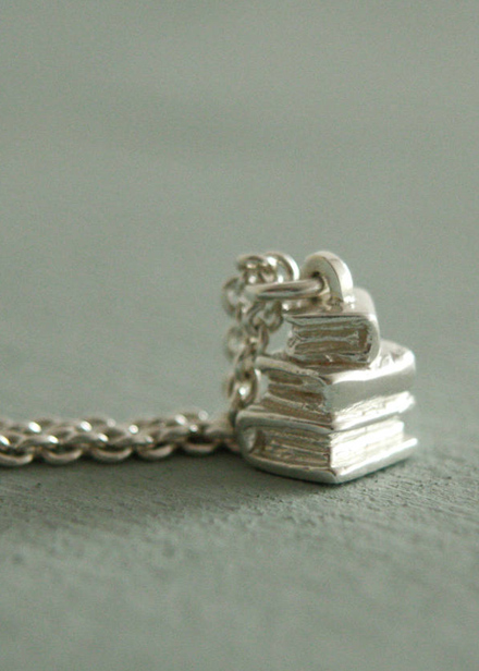 Bookpile Necklace