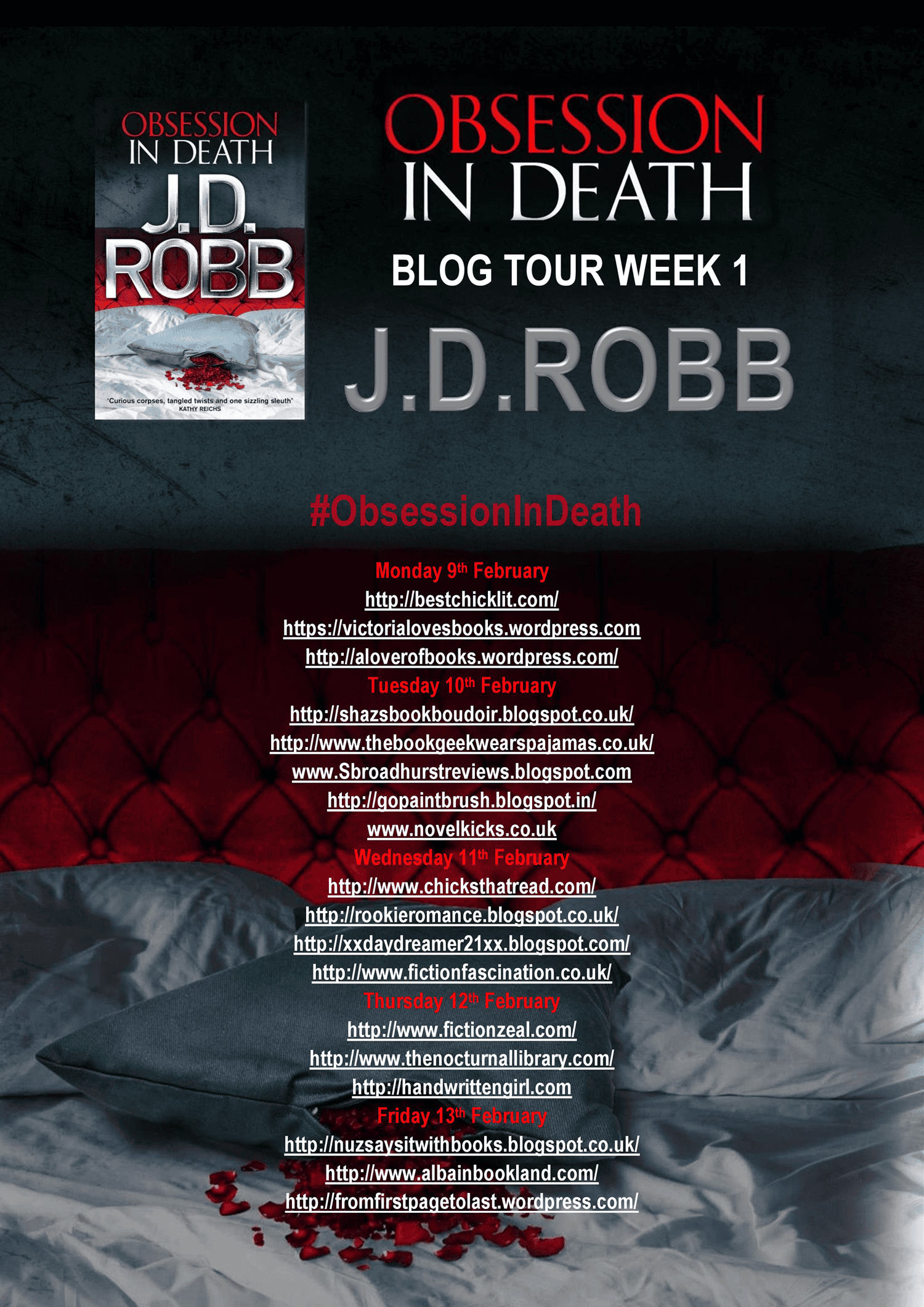 Obsession In Death Book Tour